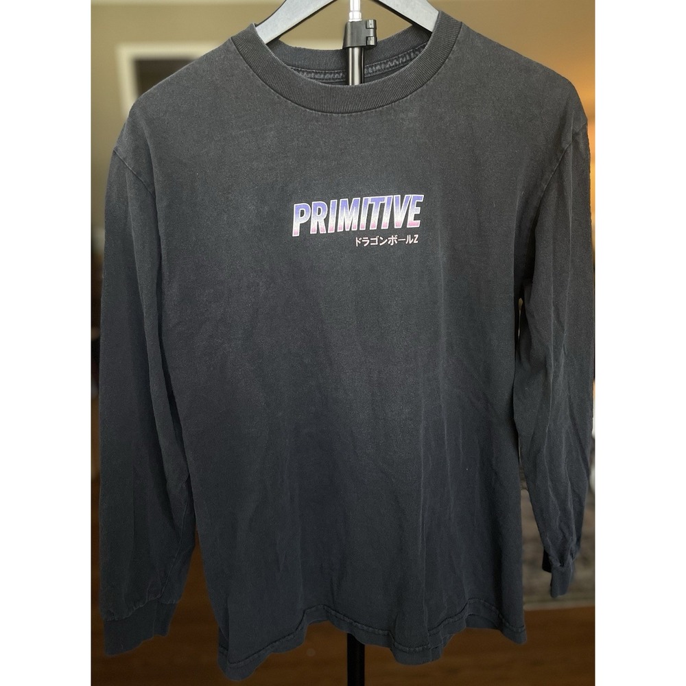 Primitive x Dragon Ball Z Frieza Graphic Long Sleeve Tee Black‎ Men's M EUC